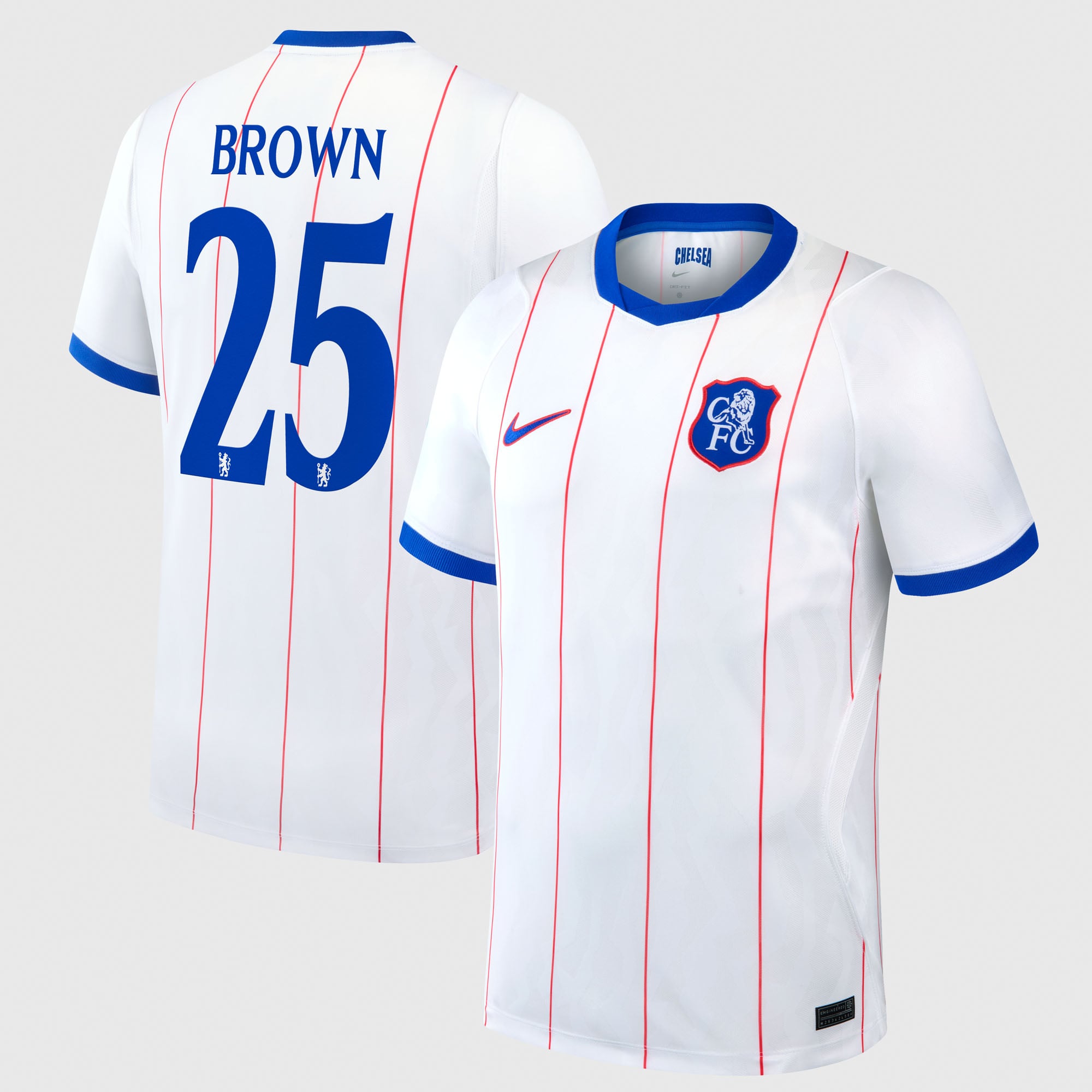 Camiseta Nike Stadium de la 3ª equipación del Chelsea Copa 2026/27 con dorsal Brown 25