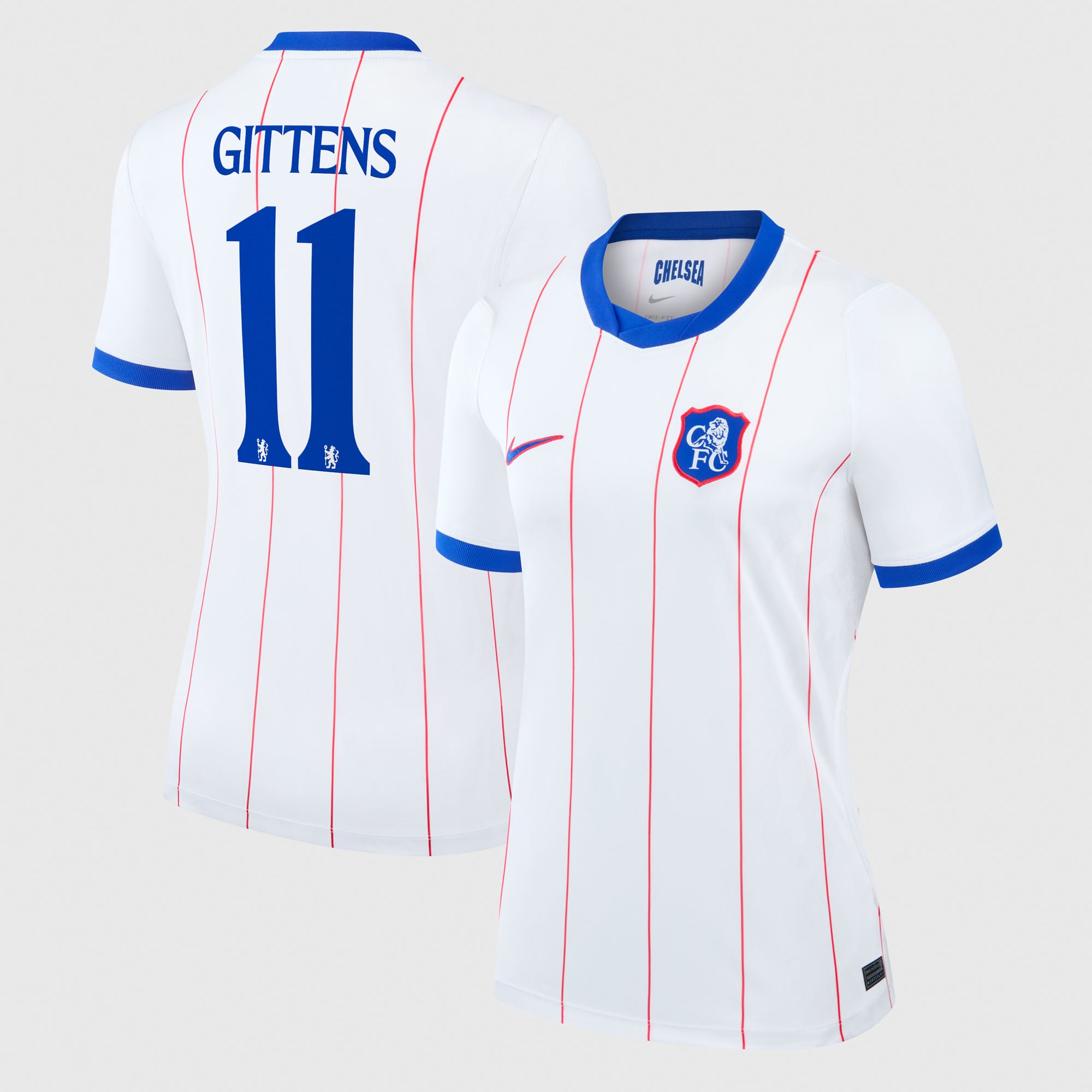 Camiseta Nike Stadium de la 3ª equipación del Chelsea Copa 2026/27 - Mujer con dorsal Gittens 11