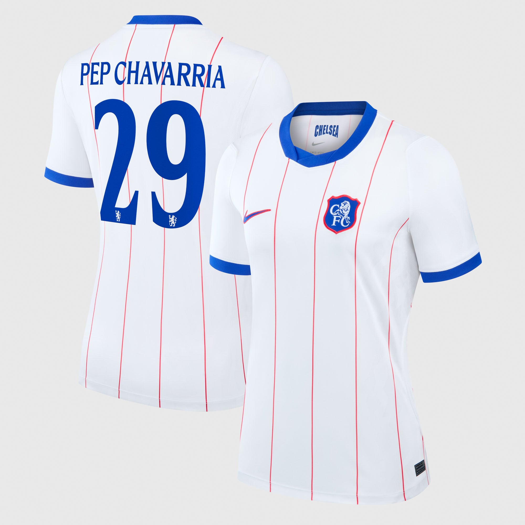 Camiseta Nike Stadium de la 3ª equipación del Chelsea Copa 2026/27 - Mujer con dorsal Pep Chavarria 29
