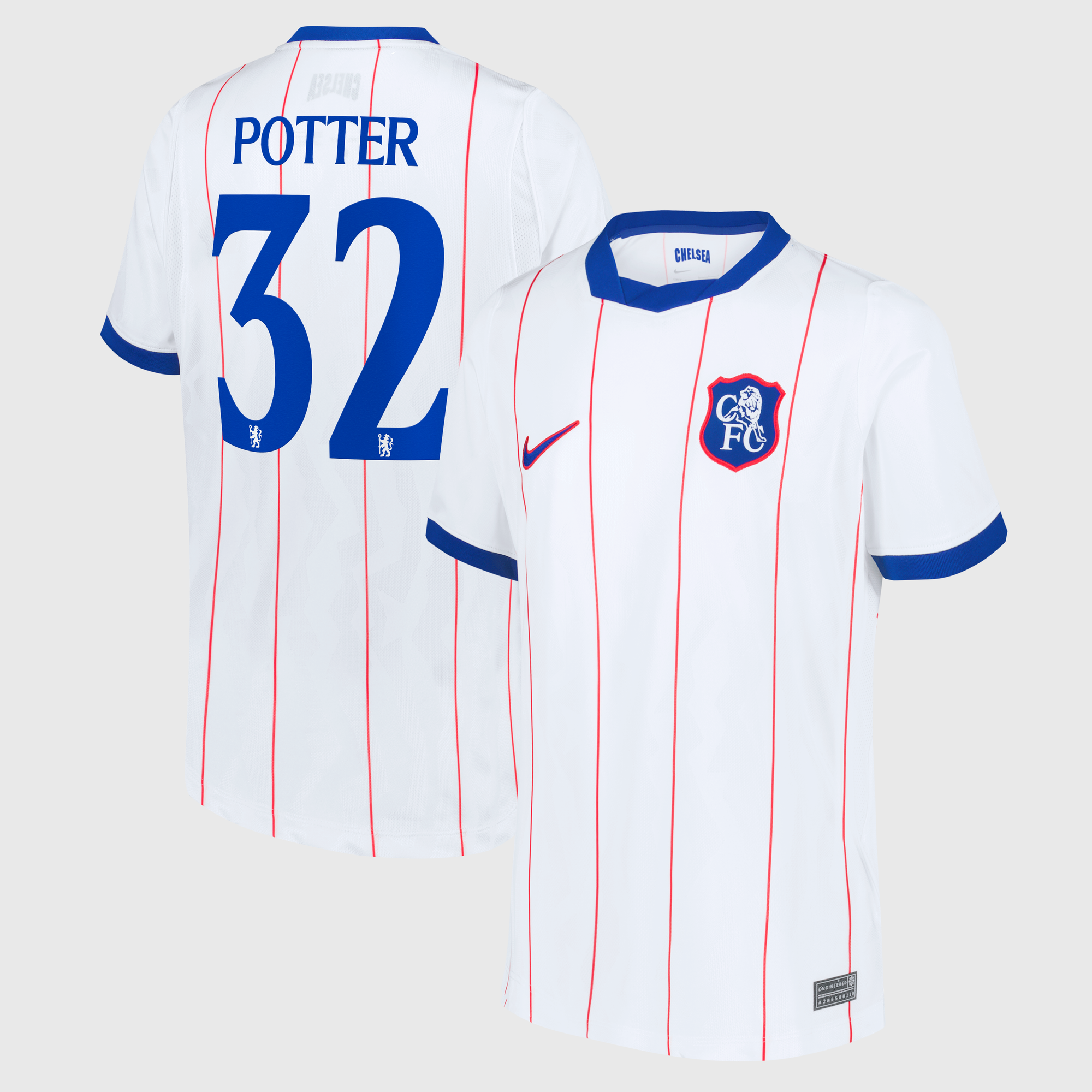 Camiseta Nike Stadium de la 3ª equipación del Chelsea Copa 2026/27 - Niños con dorsal Potter 32