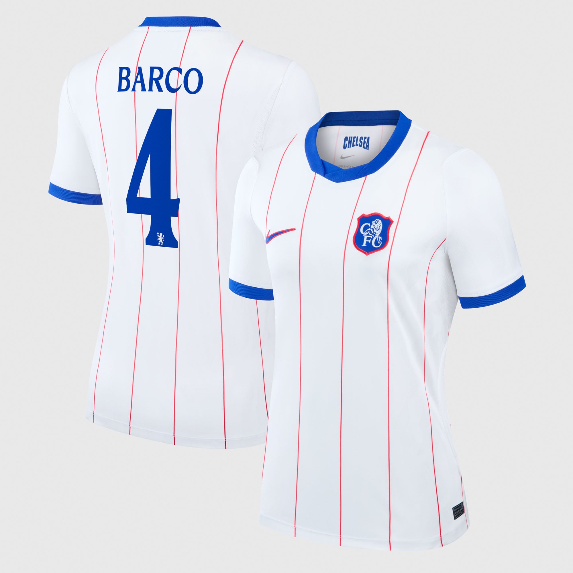 Camiseta Nike Stadium de la 3ª equipación del Chelsea Copa 2026/27 - Mujer con dorsal Barco 4
