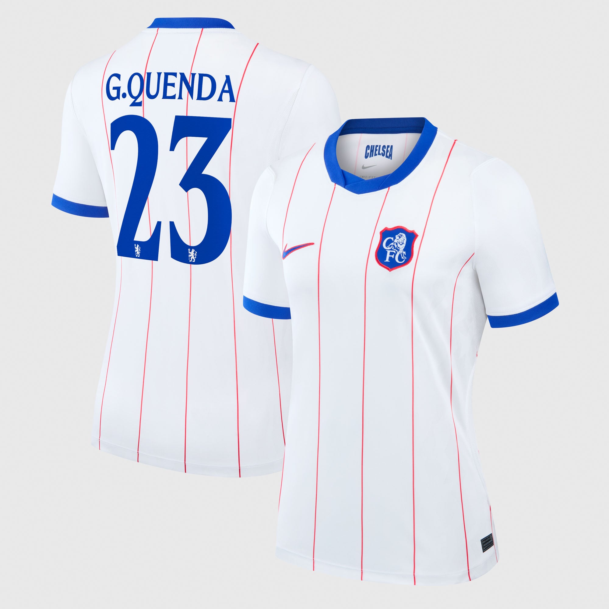 Camiseta Nike Stadium de la 3ª equipación del Chelsea Copa 2026/27 - Mujer con dorsal G.Quenda 23