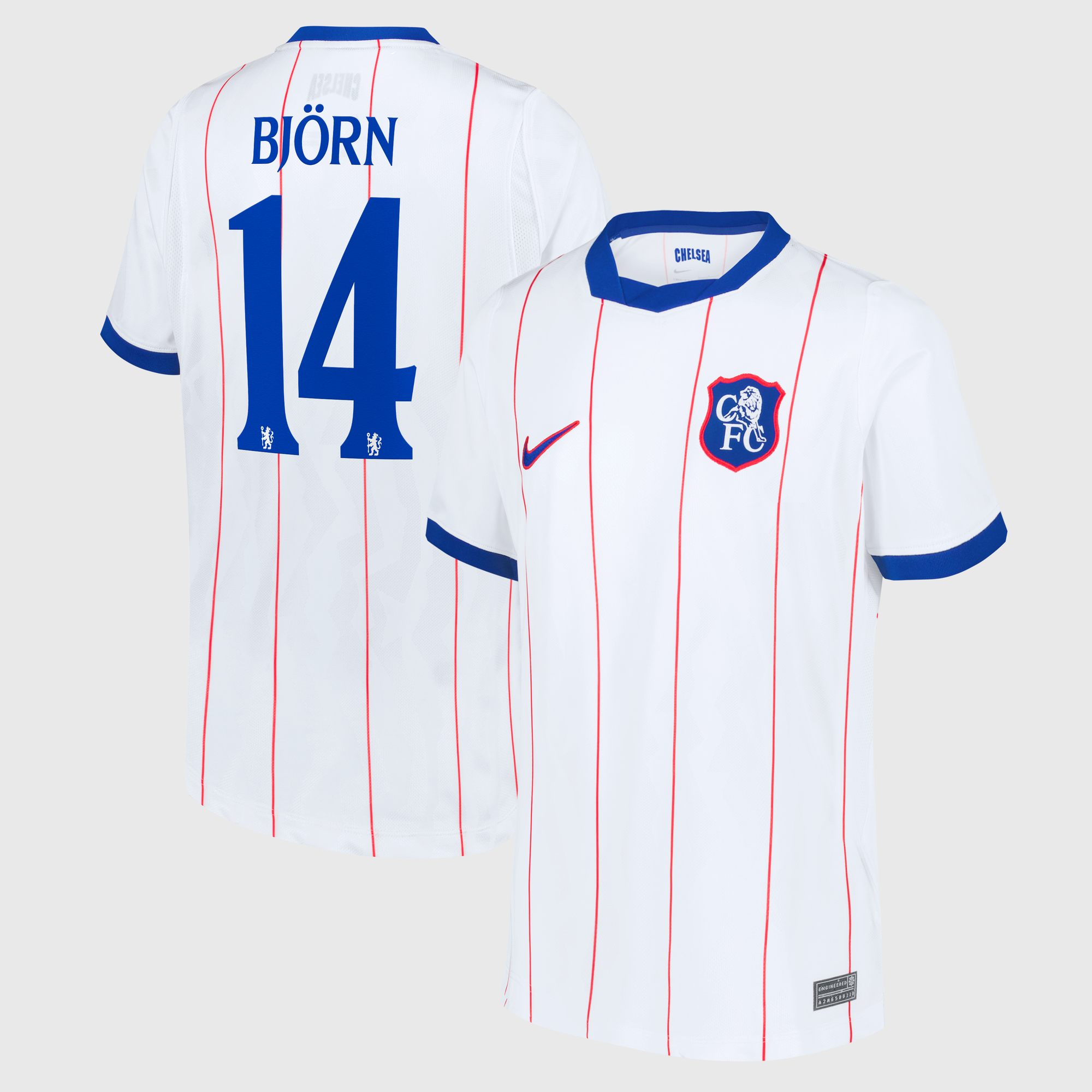 Camiseta Nike Stadium de la 3ª equipación del Chelsea Copa 2026/27 - Niños con dorsal Björn 14