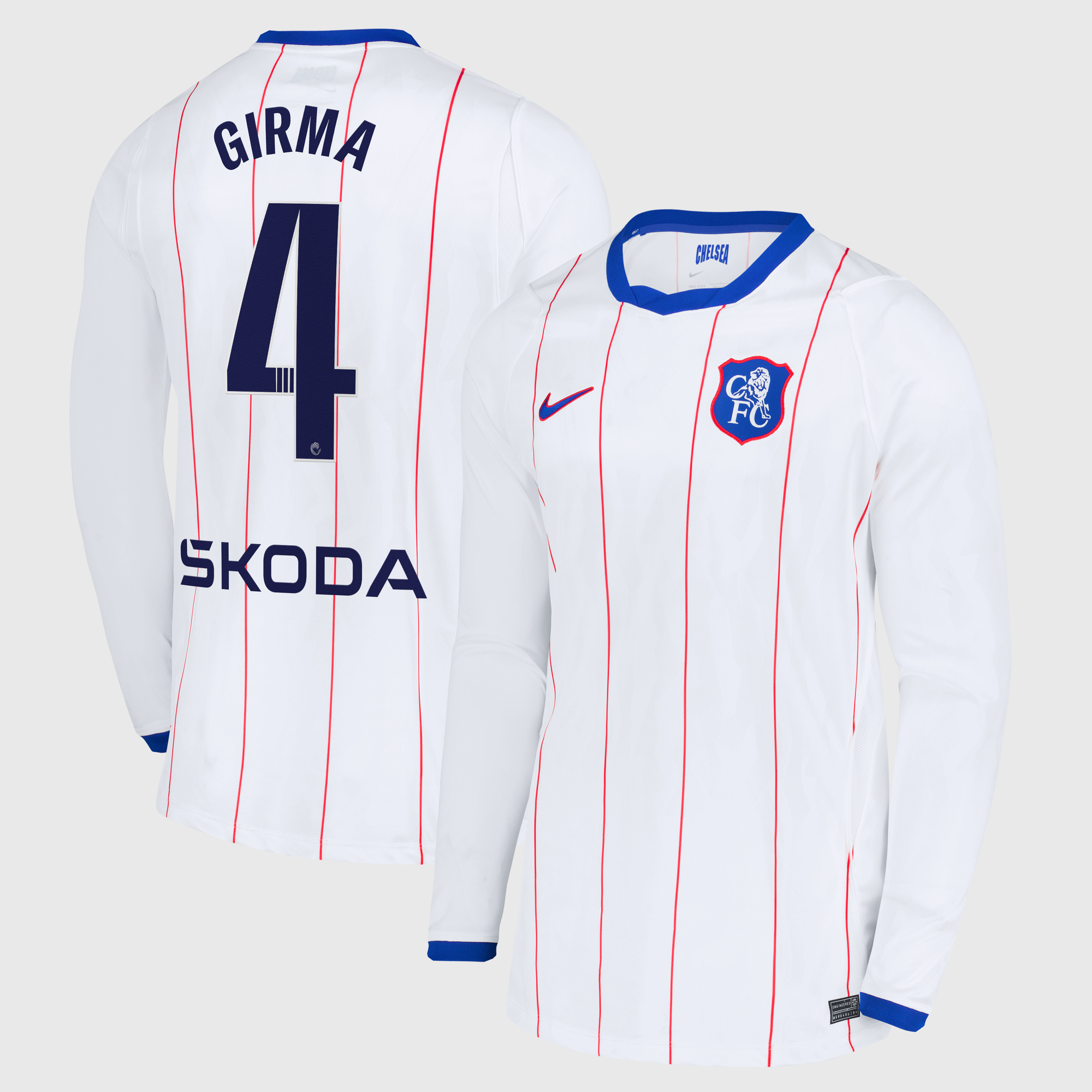 Camiseta Nike Stadium de la 3ª equipación del Chelsea WSL 2026/27 - Manga larga con dorsal Girma 4