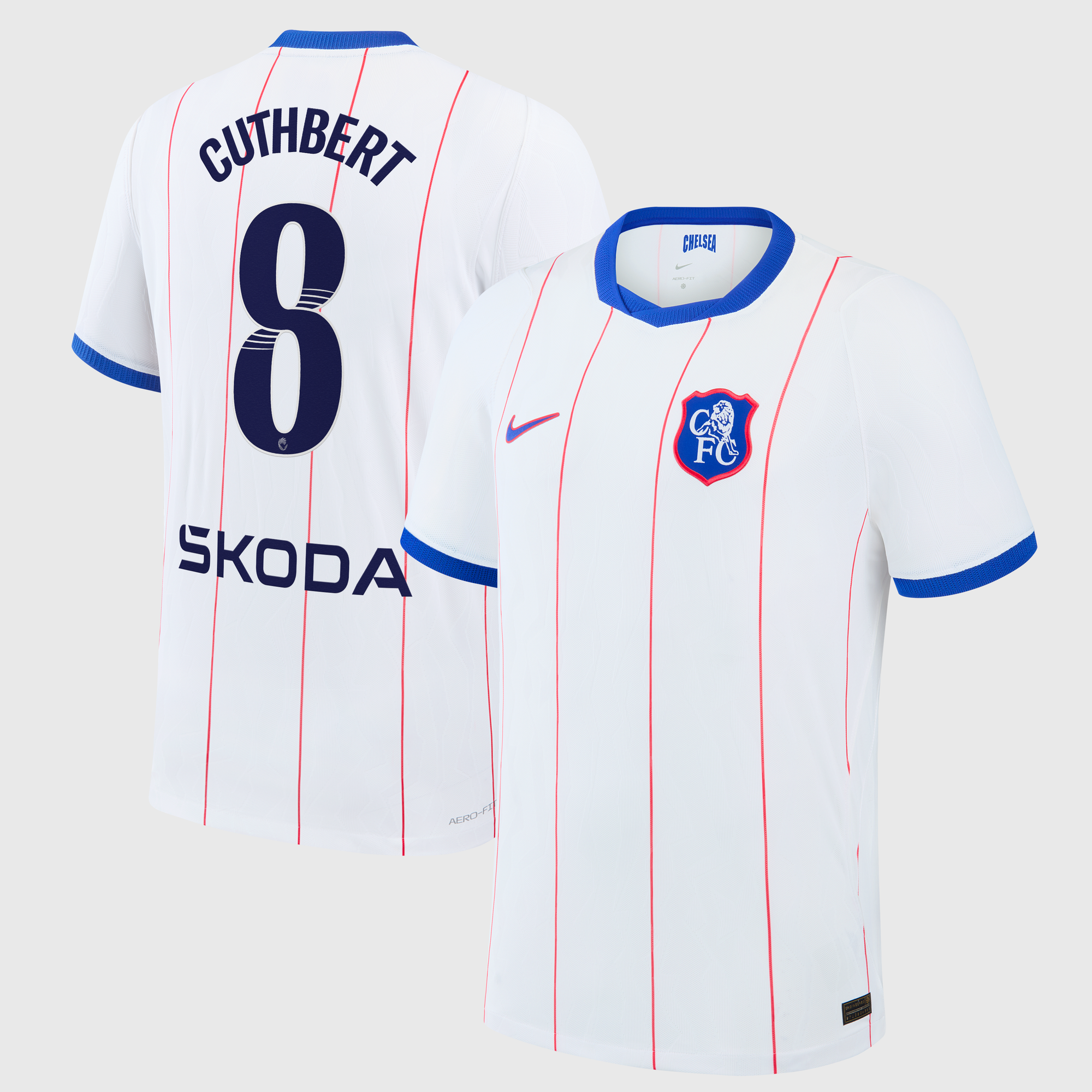 Camiseta Nike Aero-FIT Match de la 3ª equipación del Chelsea WSL 2026/27 con dorsal Cuthbert 8