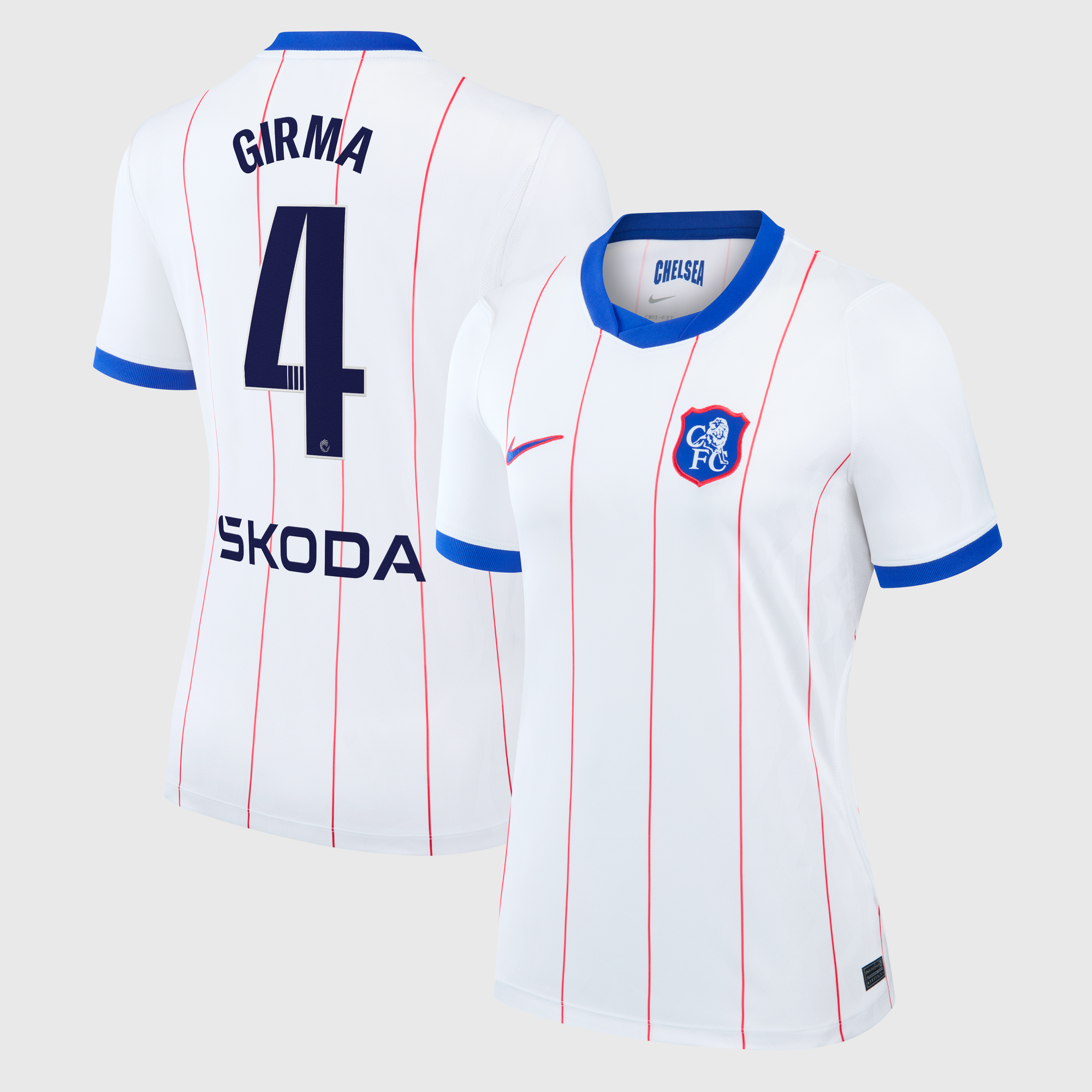 Camiseta Nike Stadium de la 3ª equipación del Chelsea WSL 2026/27 - Mujer con dorsal Girma 4