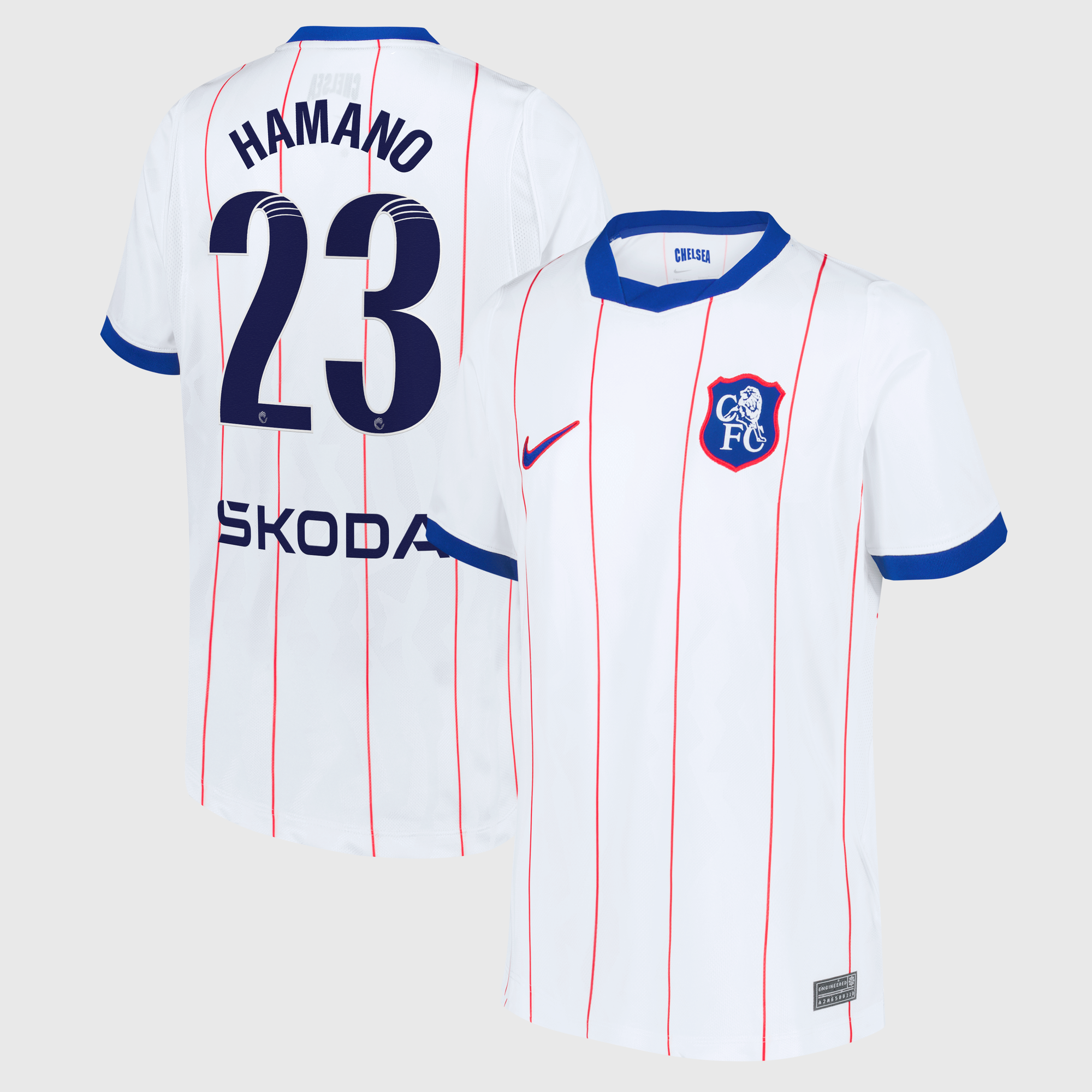 Camiseta Nike Stadium de la 3ª equipación del Chelsea WSL 2026/27 - Niños con dorsal Hamano 23