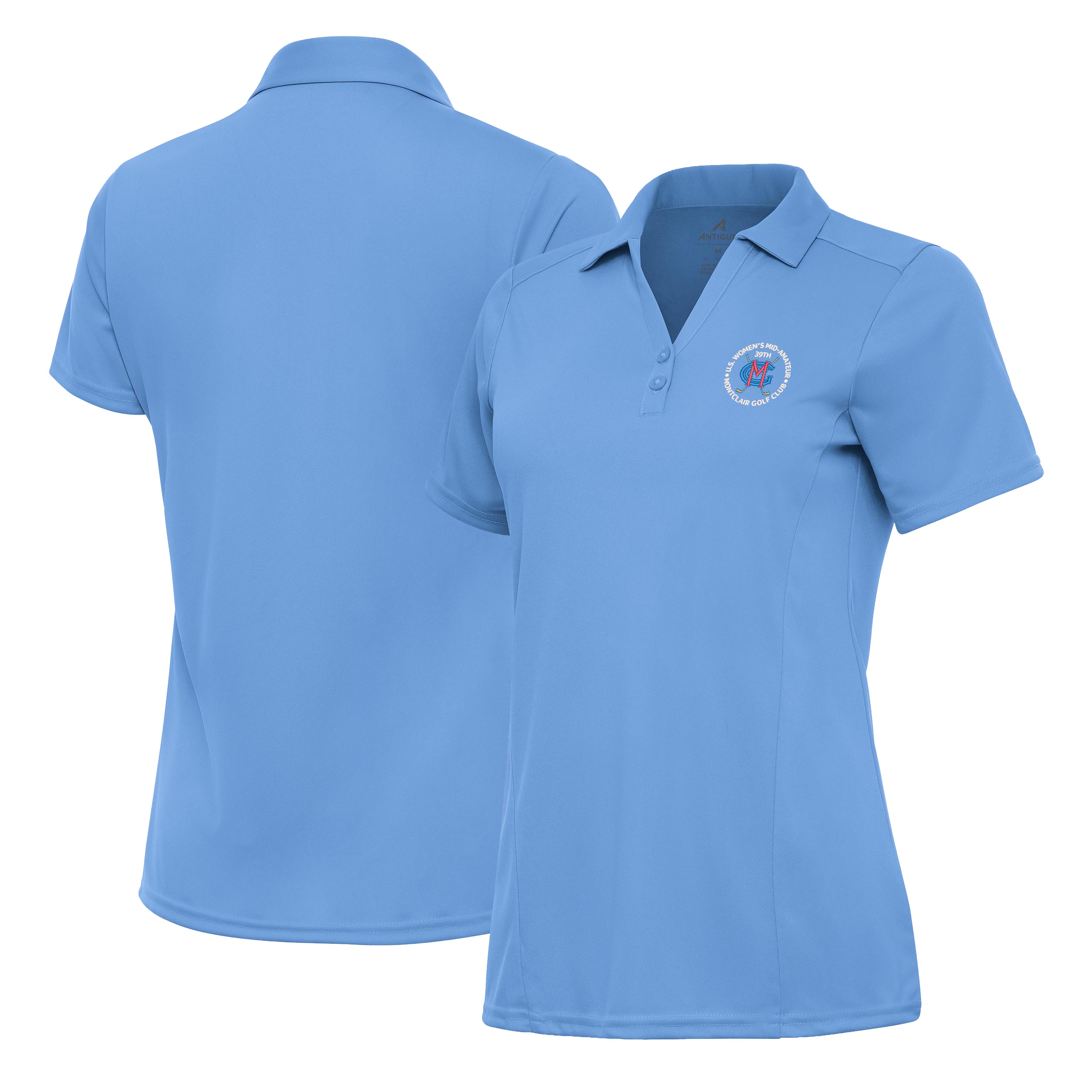 Women’s 2026 U.S. Women’s Mid-Amateur Antigua Blue Tribute Polo Women’s 2026 U.S. Women’s Mid-Amateur Antigua Blue Tribute Polo