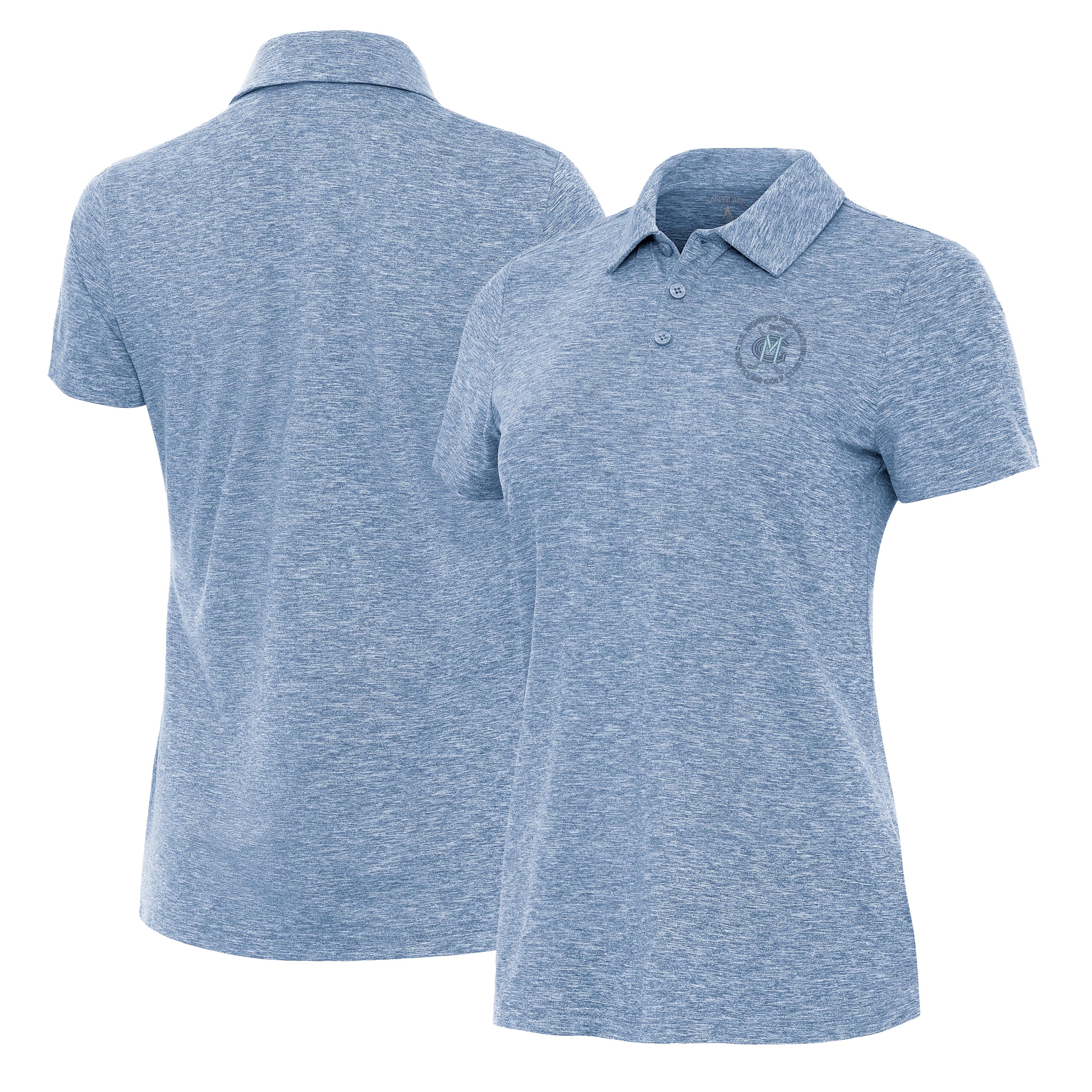 Women’s 2026 U.S. Women’s Mid-Amateur Antigua Heather Aqua Matter Polo Women’s 2026 U.S. Women’s Mid-Amateur Antigua Heather Aqua Matter Polo