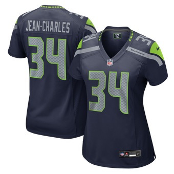 Women's Nike Shemar Jean-Charles College Navy Seattle Seahawks Team Game Jersey