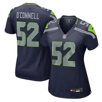 Women's Nike Patrick O'Connell College Navy Seattle Seahawks Team Game Jersey