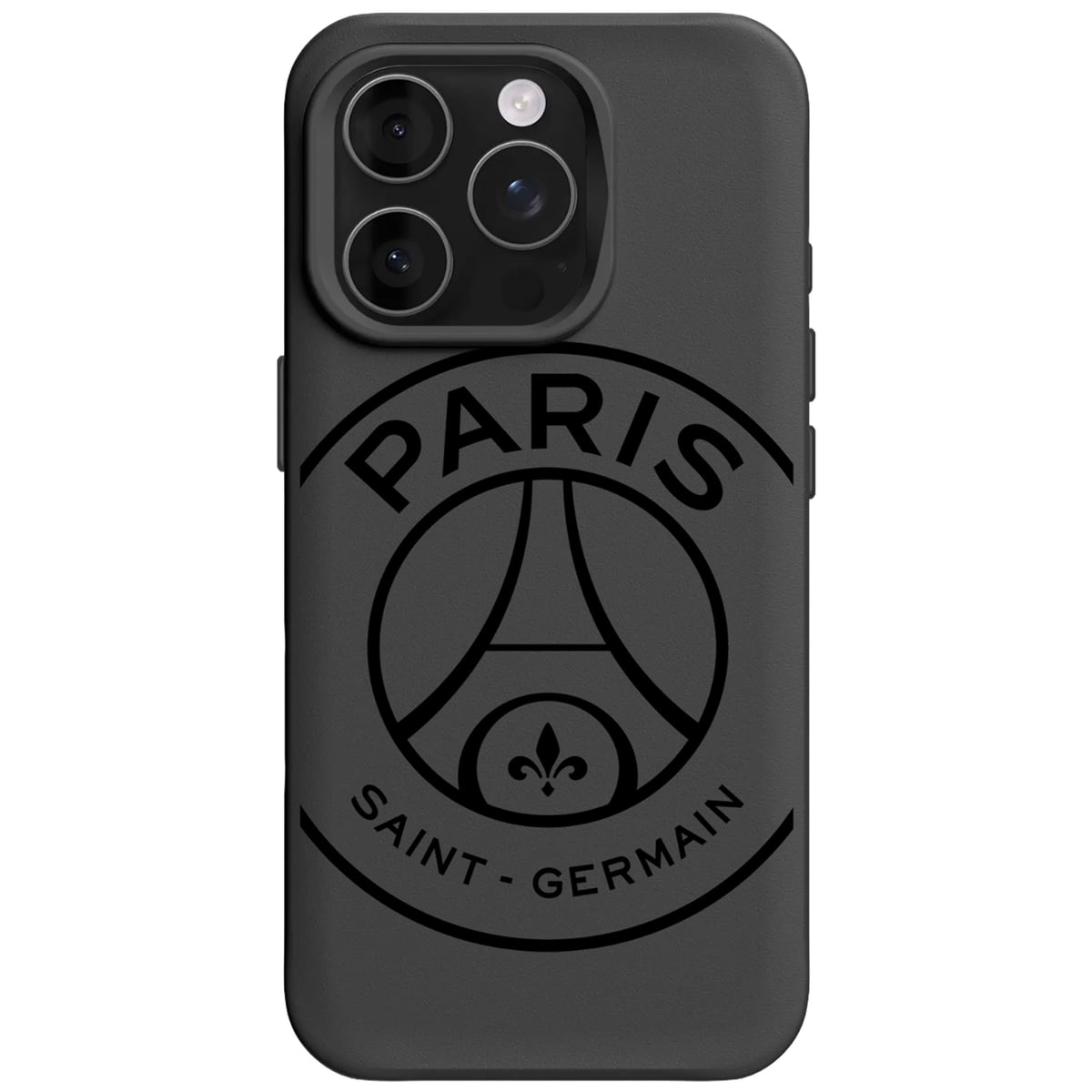 Coque PSG Oversize SolidX pour iPhone 16 Pro - Noir
