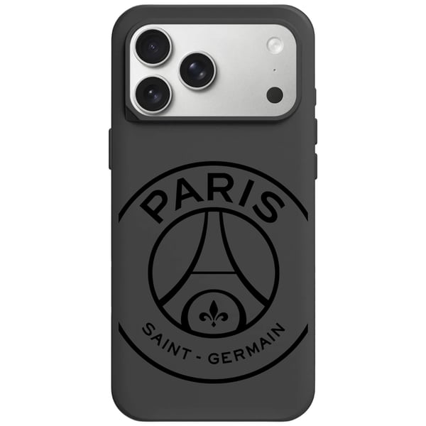 Coque PSG Oversize SolidX pour iPhone 18 Pro Max / 17 Pro Max - Noir