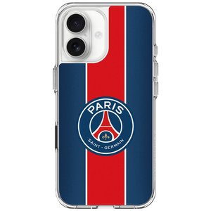 Coque transparente PSG Hechter pour iPhone 17 - Bleu, vue 1