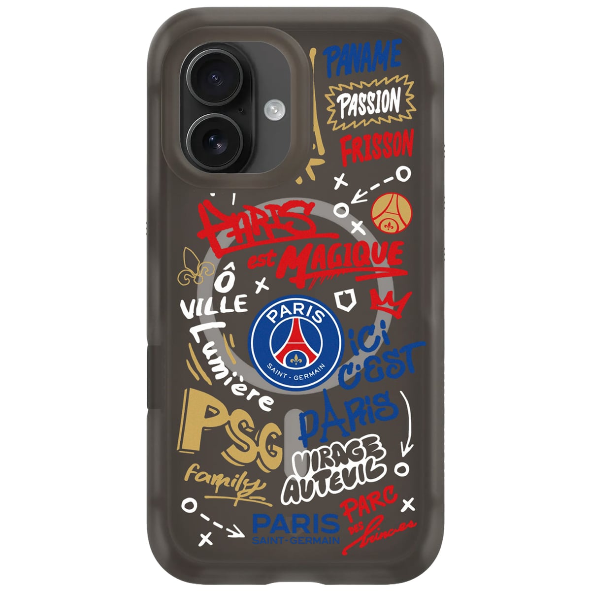 Coque PSG Graffiti AirX pour iPhone 16