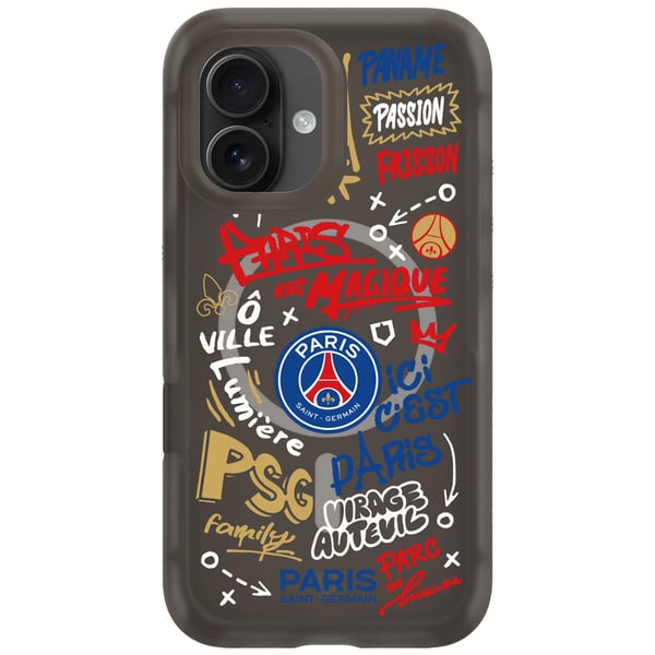 Coque PSG Graffiti AirX pour iPhone 16