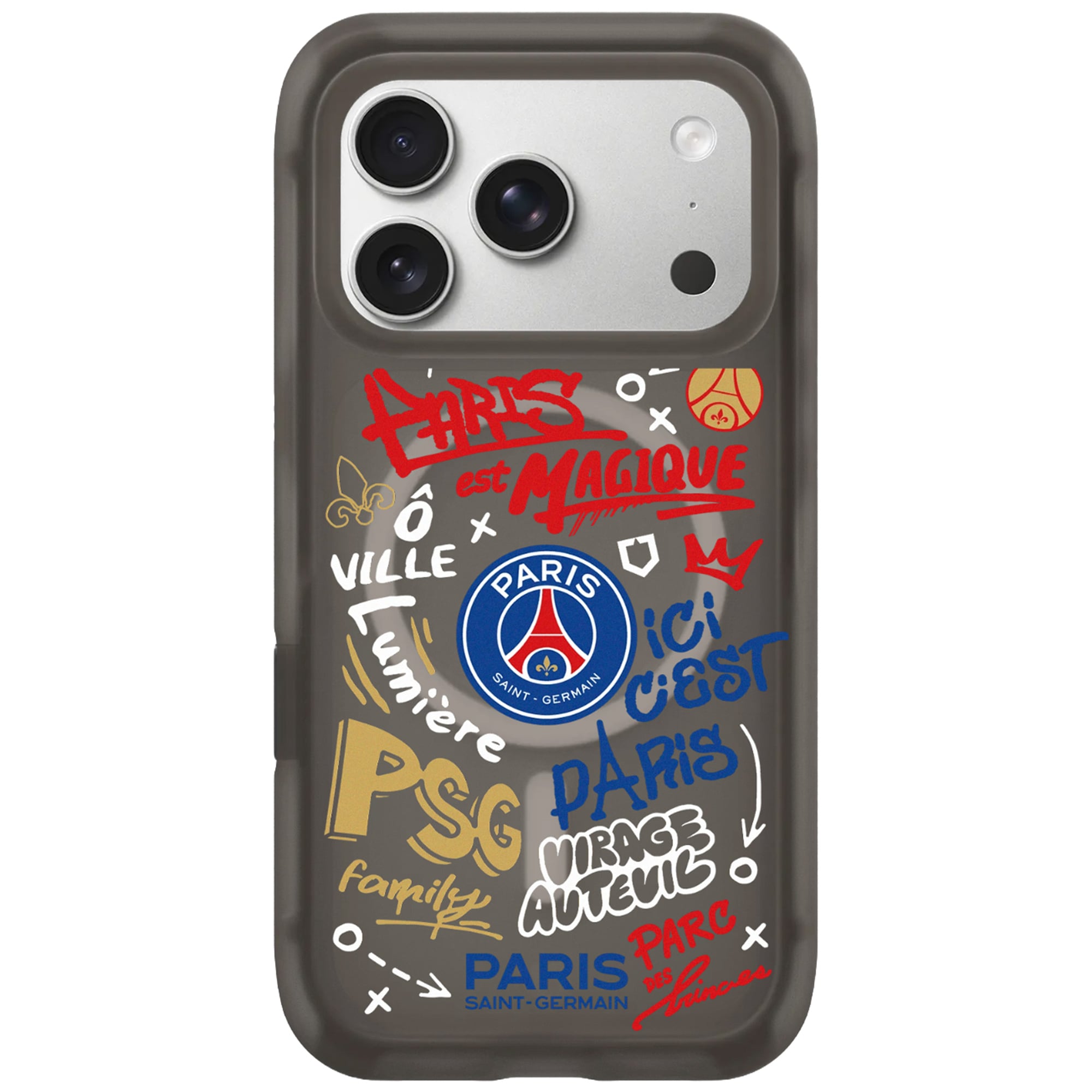 PSG Graffiti AirX Handyhülle für iPhone 18 Pro / 17 Pro