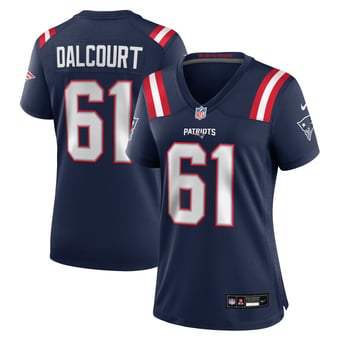 Women's Nike Darrian Dalcourt Navy New England Patriots Team Game Jersey