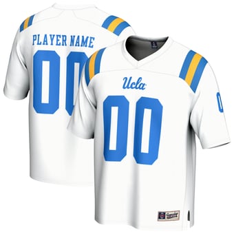 Unisex GameDay Greats White UCLA Bruins NIL Pick-A-Player Football Jersey