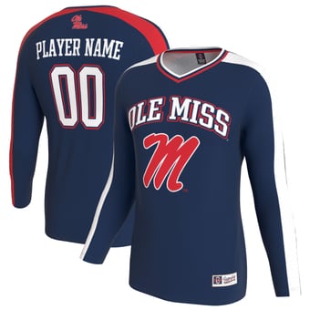 Women's GameDay Greats Navy Ole Miss Rebels Lightweight Collegiate Women's Volleyball NIL Fashion Jersey