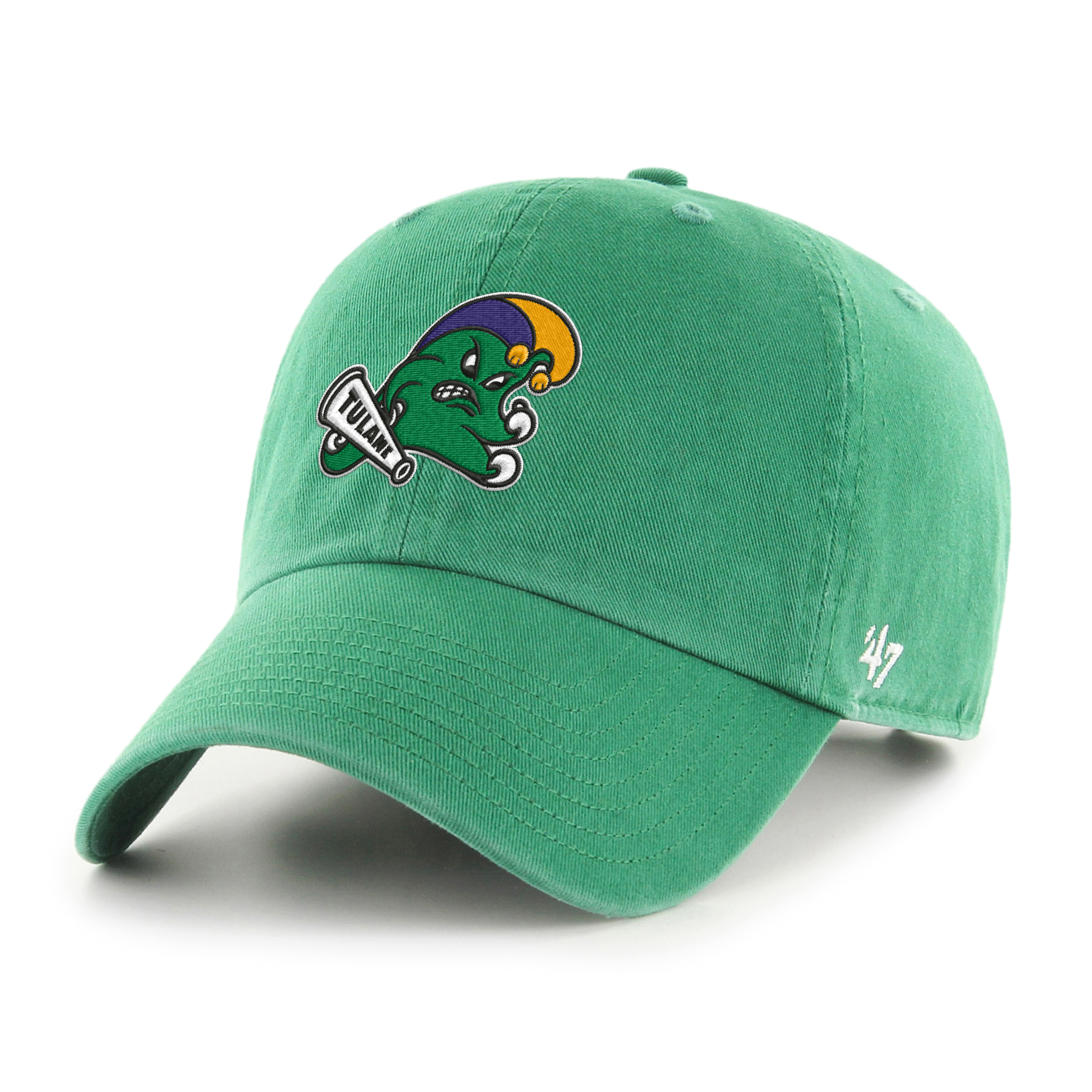Men's '47 Kelly Green Tulane Green Wave Mardi Gras Clean Up Adjustable Hat