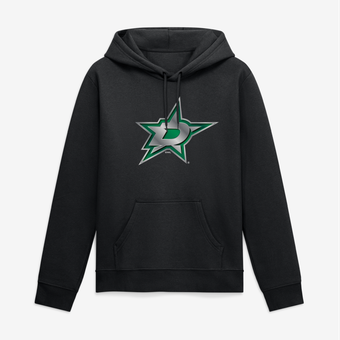 Men's Black Dallas Stars Big & Tall Metallic Mascot Hoodie