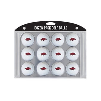 Arkansas Razorbacks 12-Pack Team Golf Ball Set
