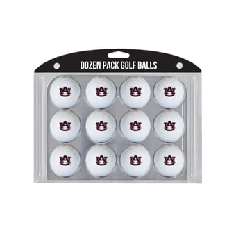 Auburn Tigers 12-Pack Team Golf Ball Set