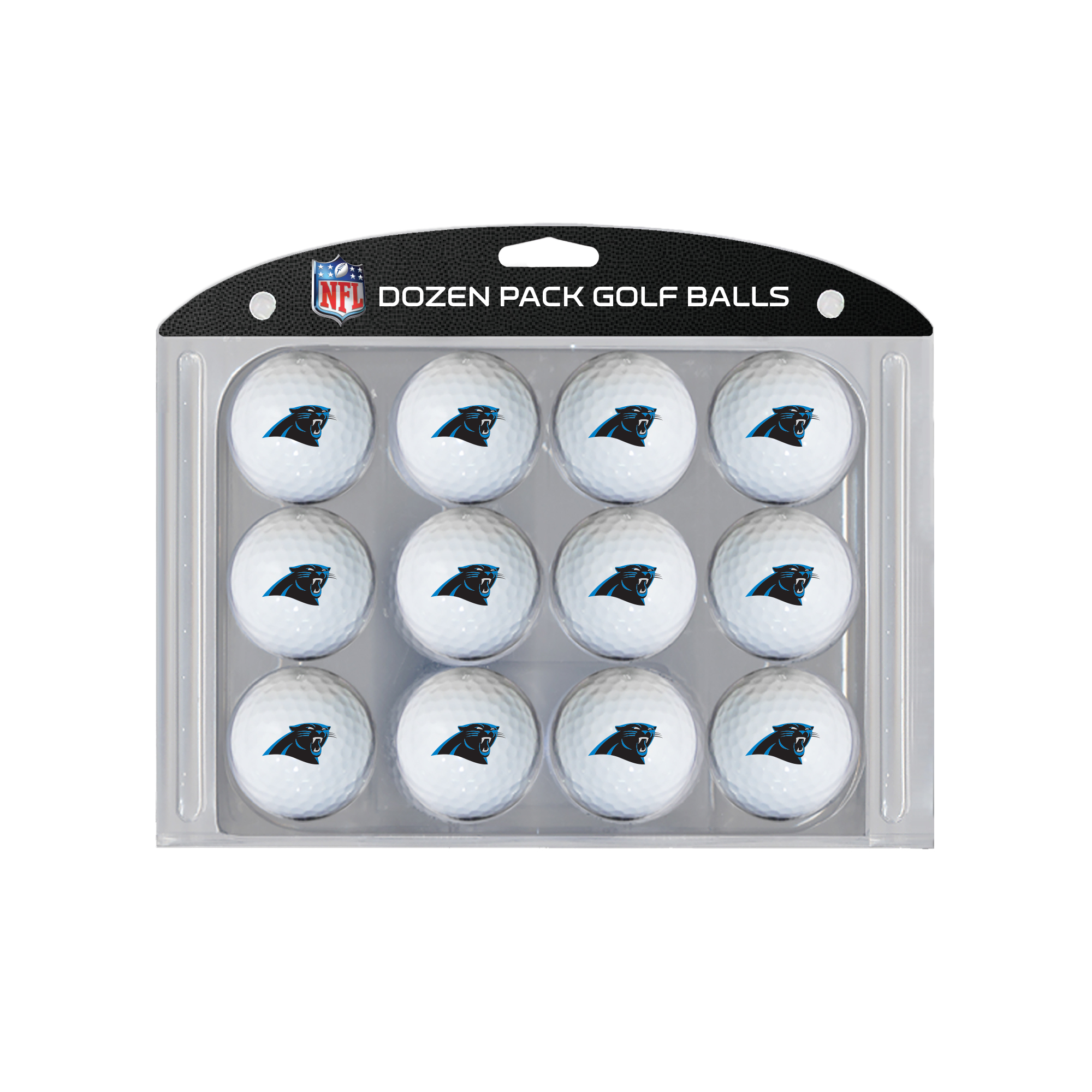 Carolina Panthers 12-Pack Team Golf Ball Set