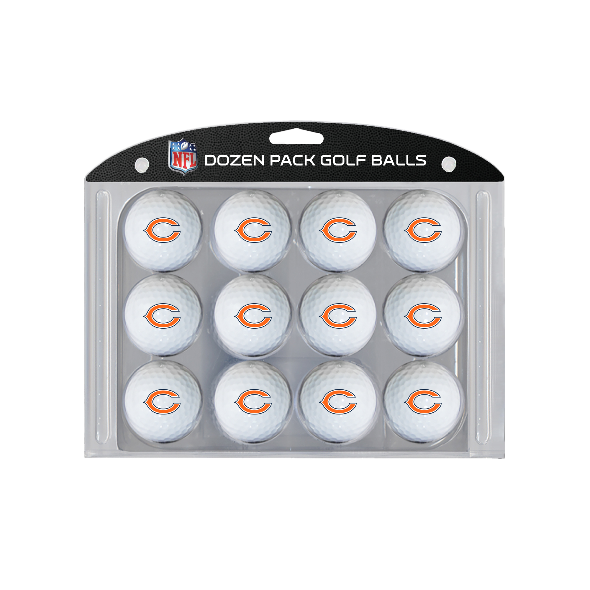 Chicago Bears 12-Pack Team Golf Ball Set