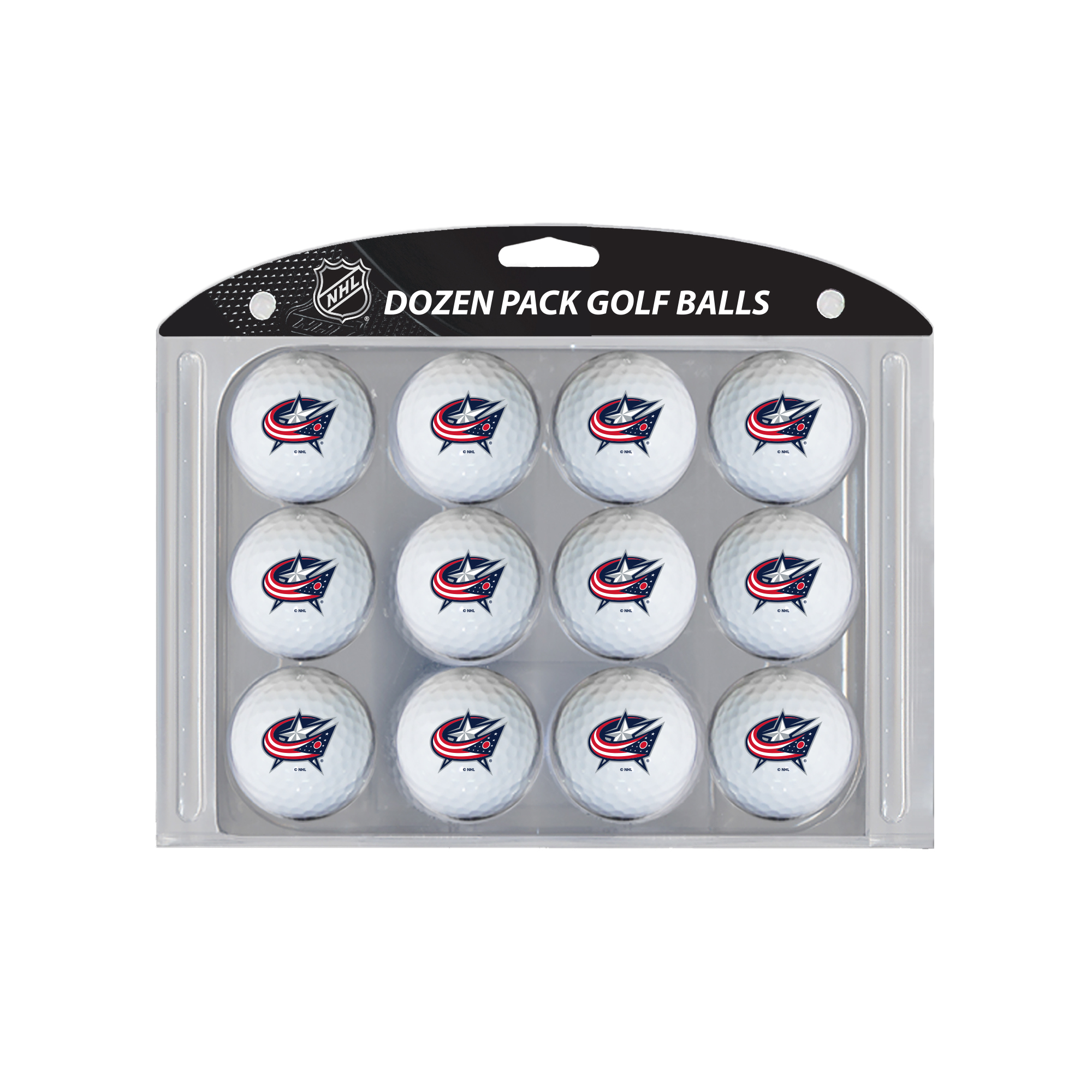 Columbus Blue Jackets 12-Pack Team Golf Ball Set