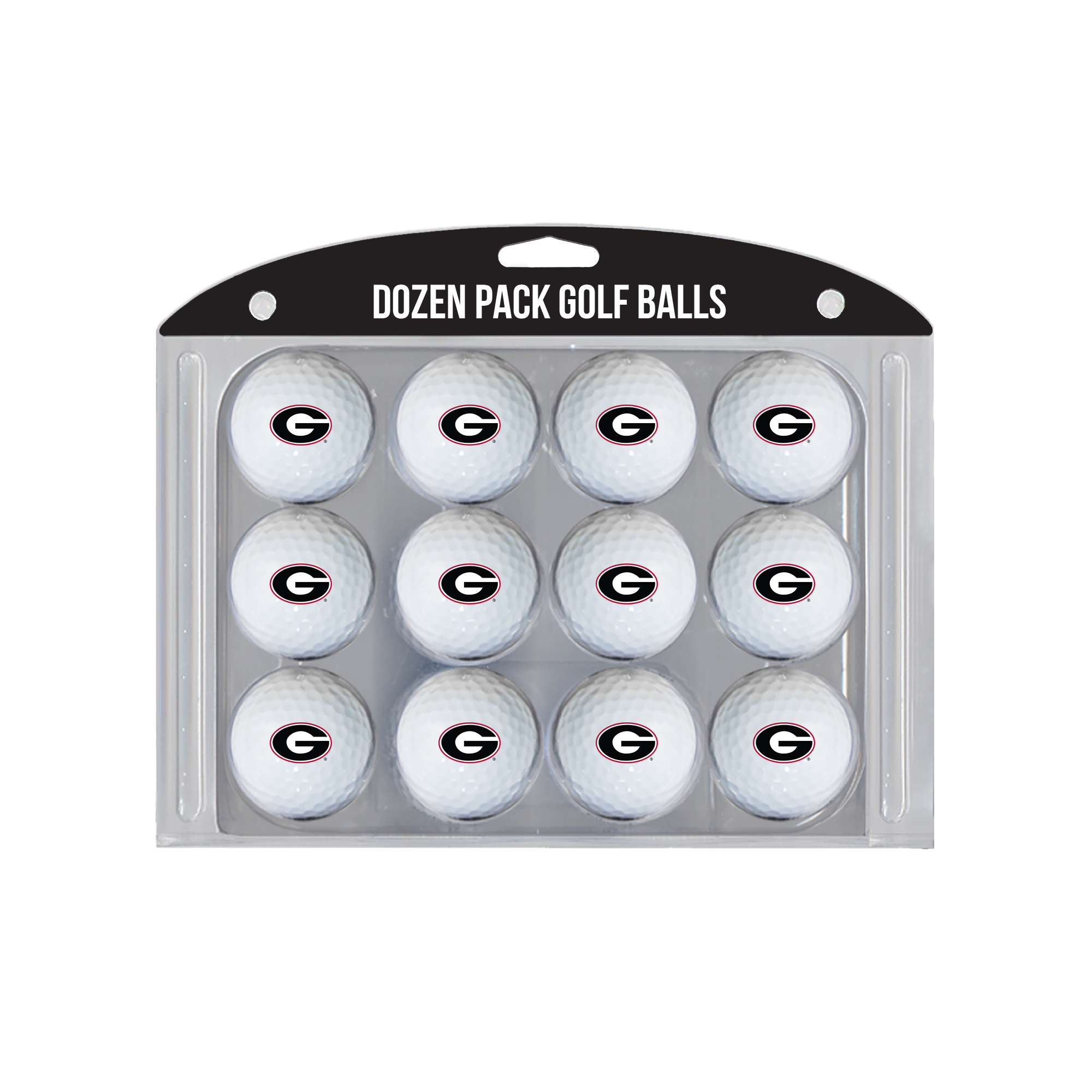 Georgia Bulldogs 12-Pack Team Golf Ball Set
