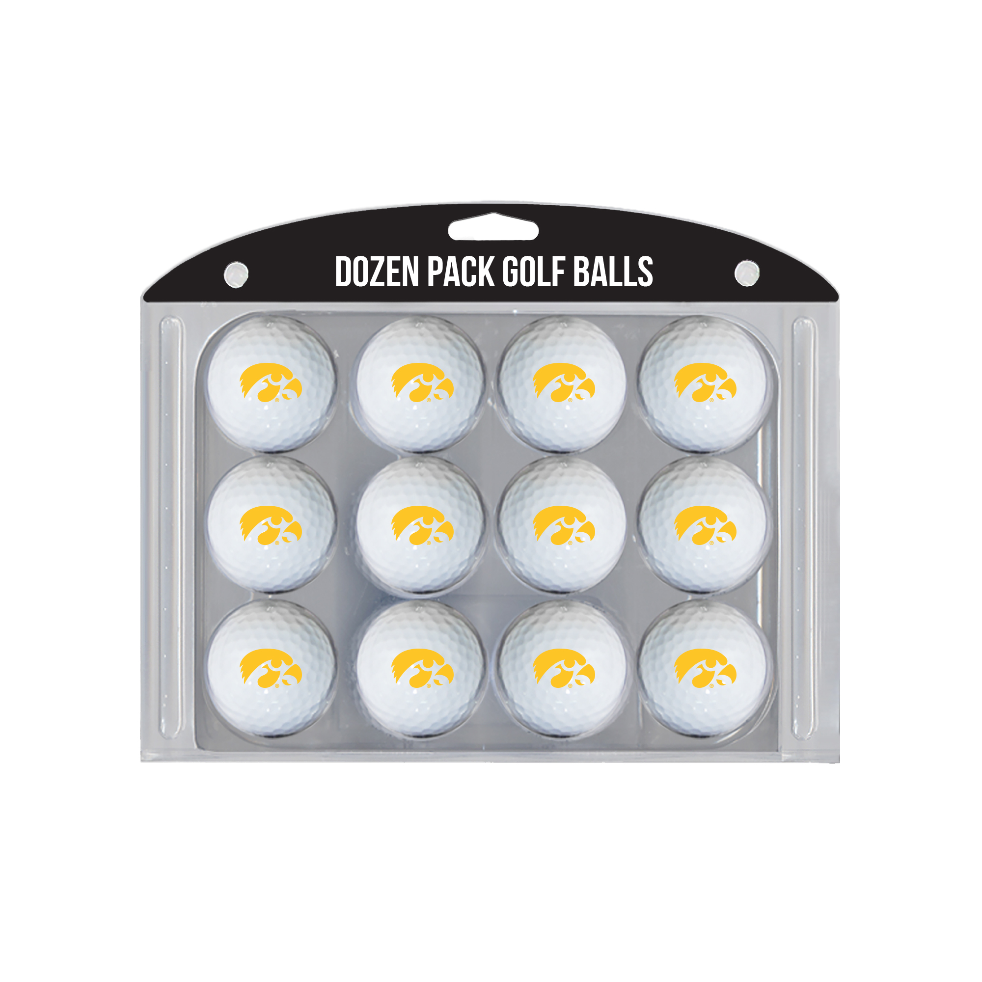 Iowa Hawkeyes 12-Pack Team Golf Ball Set