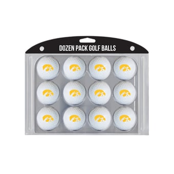 Iowa Hawkeyes 12-Pack Team Golf Ball Set