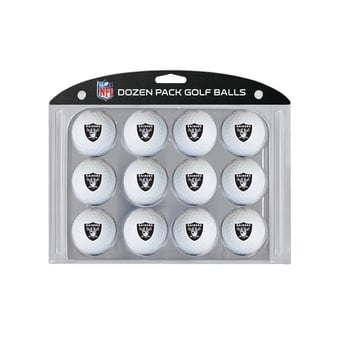 Las Vegas Raiders 12-Pack Team Golf Ball Set