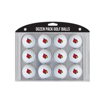 Louisville Cardinals 12-Pack Team Golf Ball Set