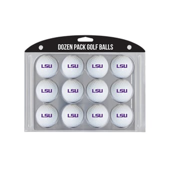 LSU Tigers 12-Pack Team Golf Ball Set