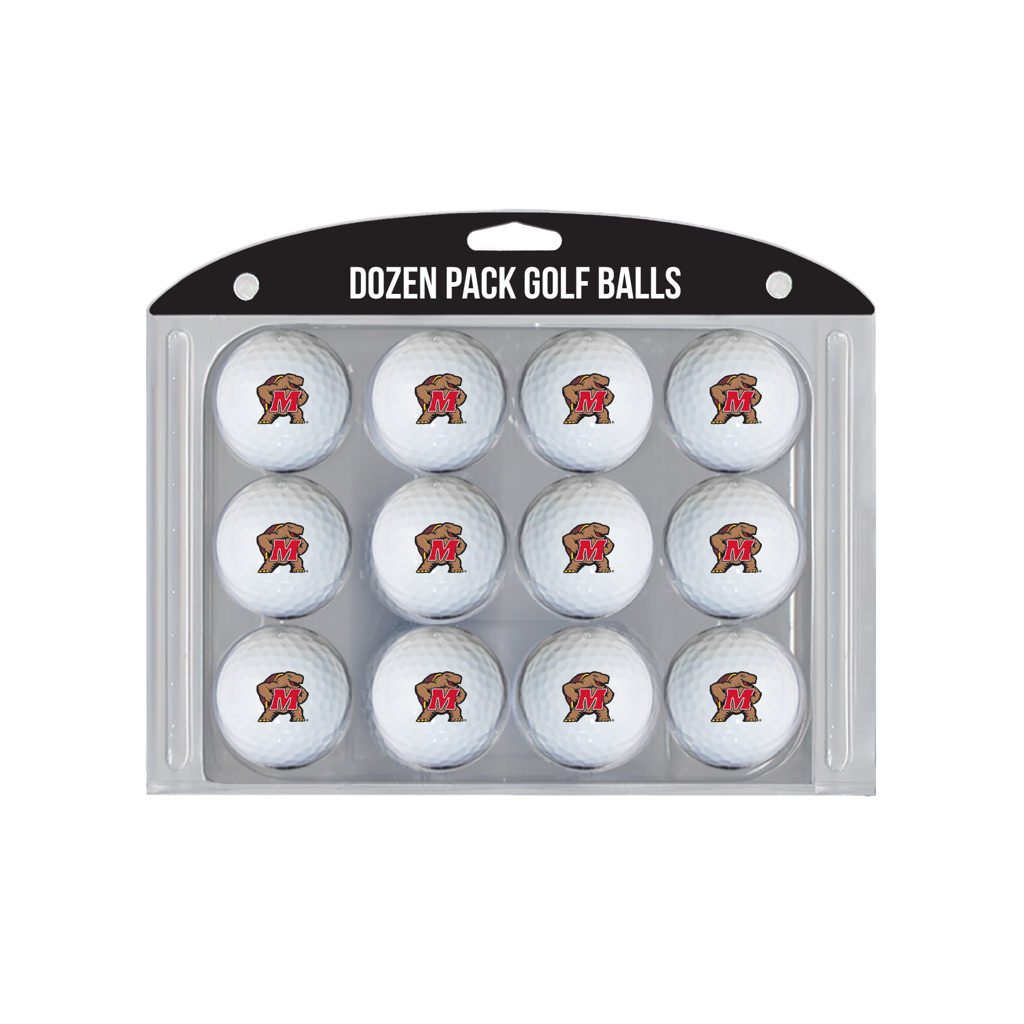 Maryland Terrapins 12-Pack Team Golf Ball Set