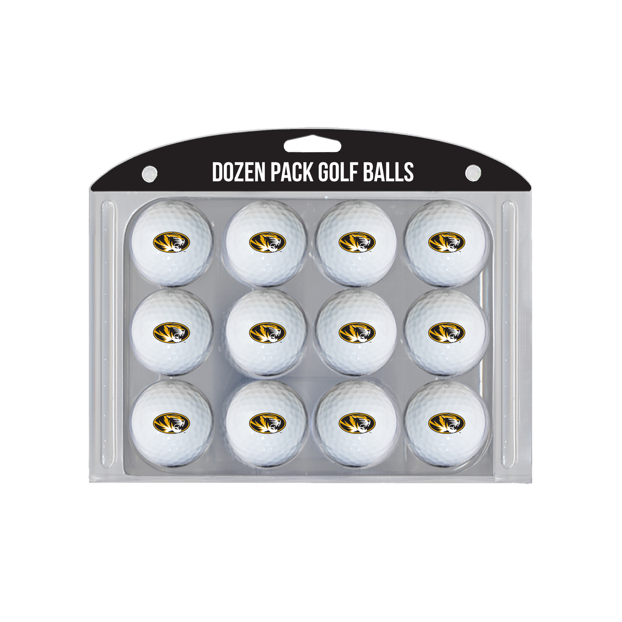 Missouri Tigers 12-Pack Team Golf Ball Set