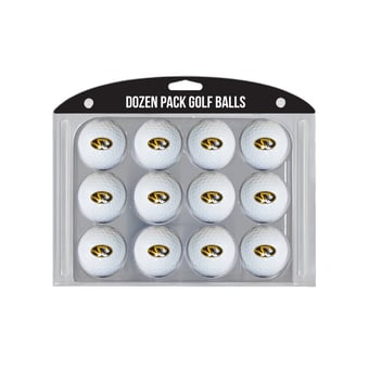 Missouri Tigers 12-Pack Team Golf Ball Set