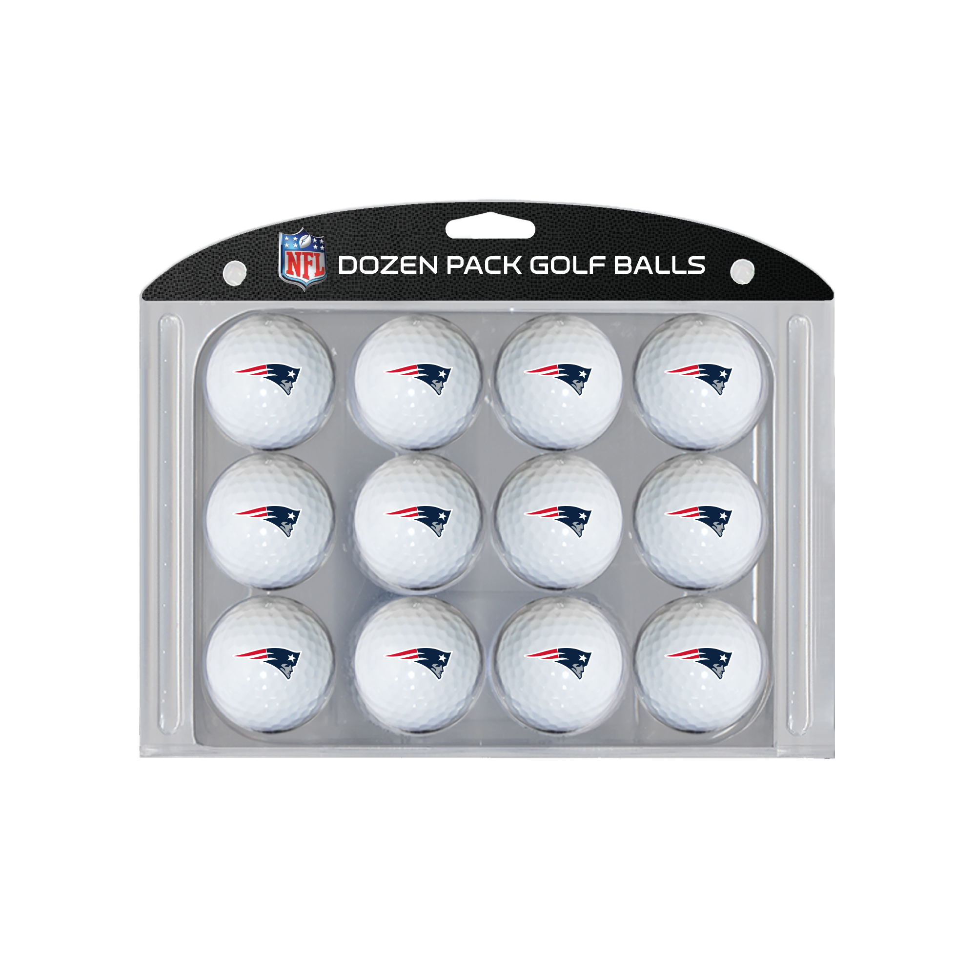 New England Patriots 12-Pack Team Golf Ball Set