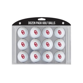 Oklahoma Sooners 12-Pack Team Golf Ball Set