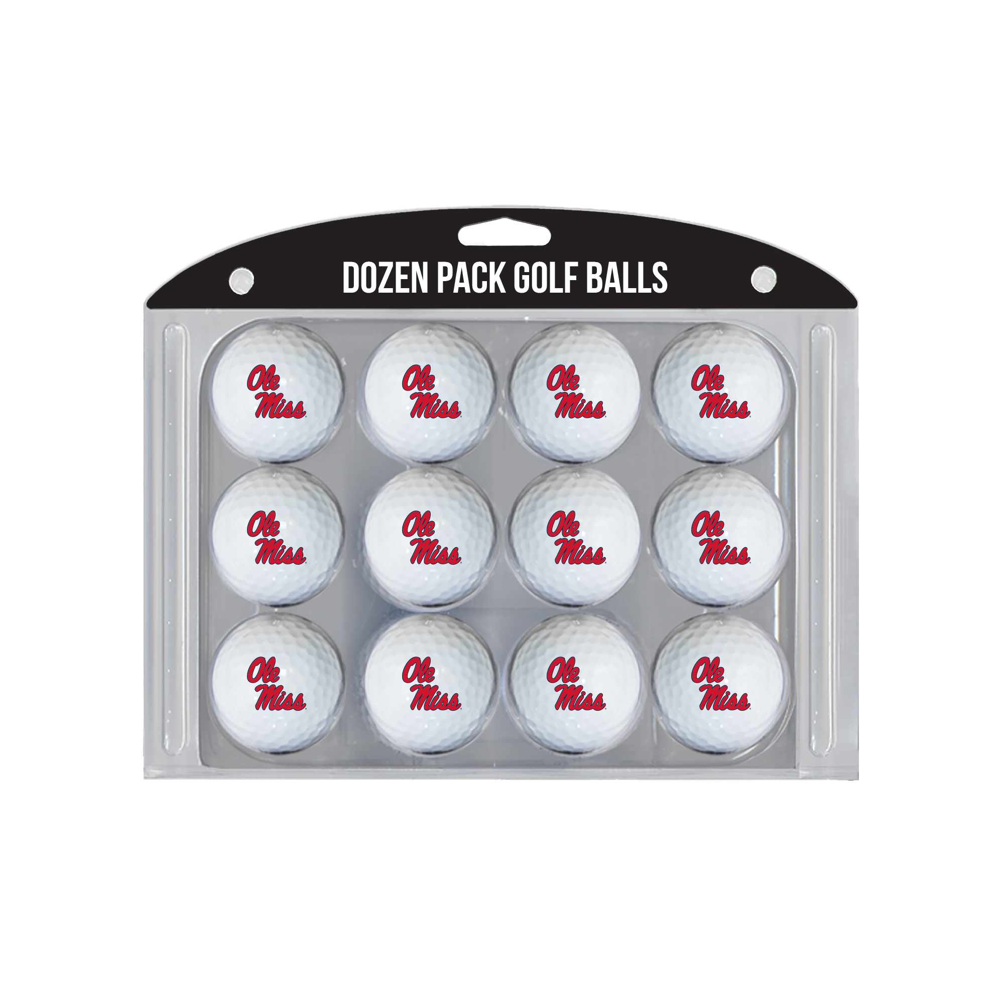 Ole Miss Rebels 12-Pack Team Golf Ball Set