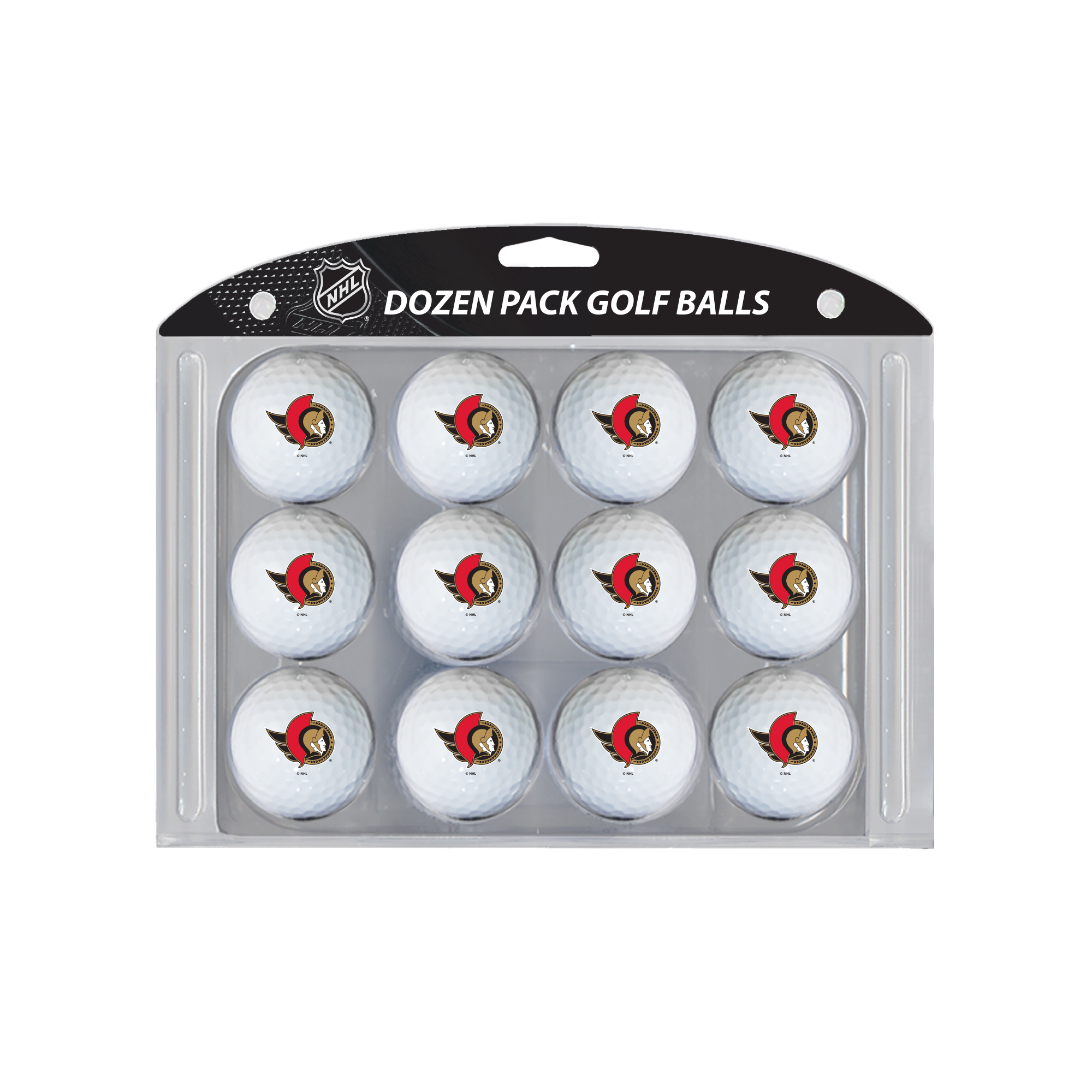 Ottawa Senators 12-Pack Team Golf Ball Set