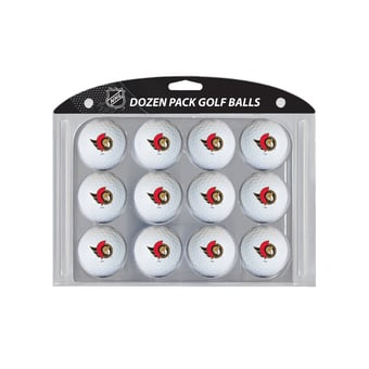 Ottawa Senators 12-Pack Team Golf Ball Set