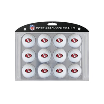 San Francisco 49ers 12-Pack Team Golf Ball Set
