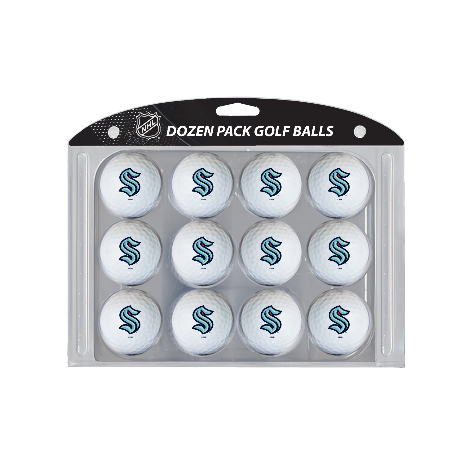 Seattle Kraken 12-Pack Team Golf Ball Set