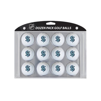 Seattle Kraken 12-Pack Team Golf Ball Set