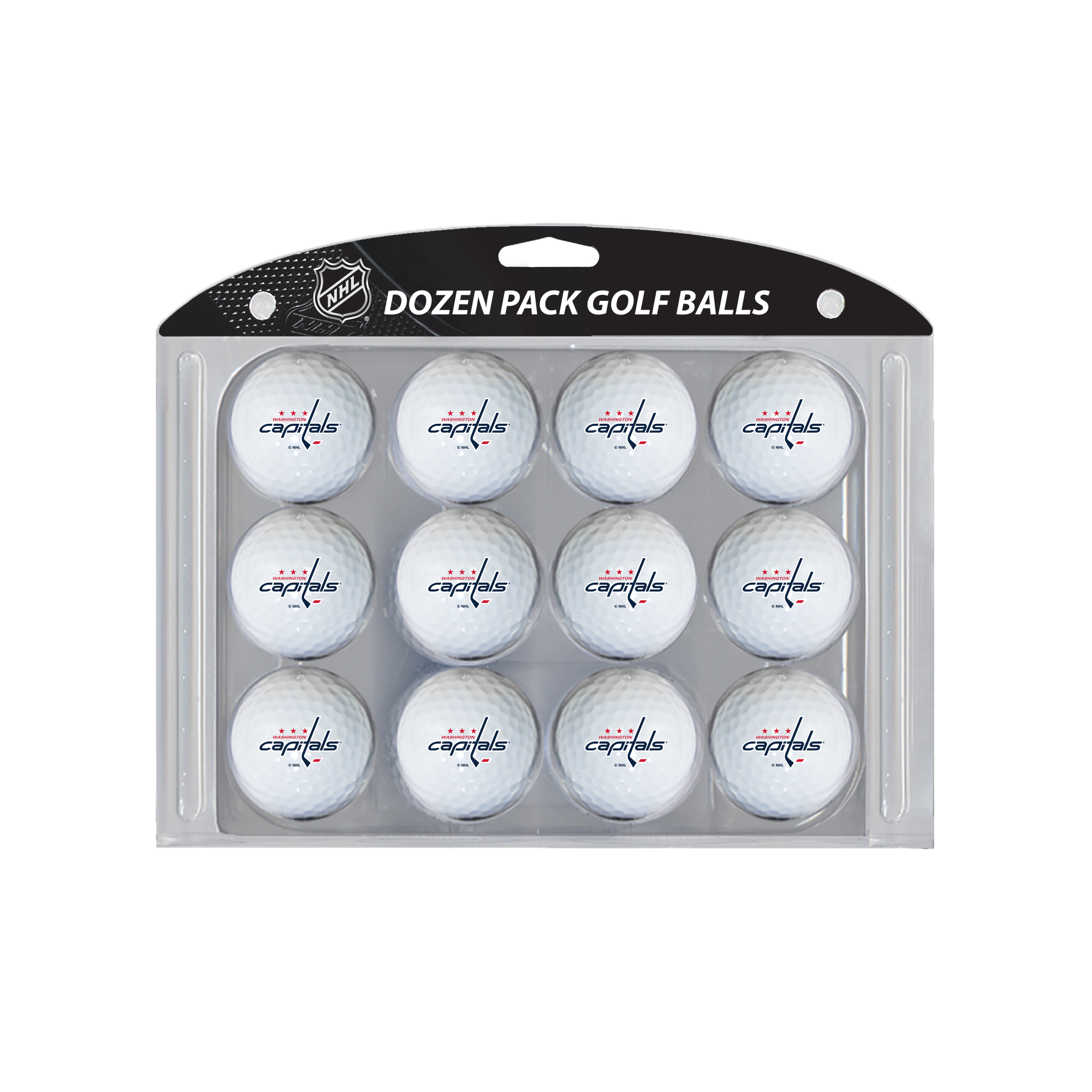 Washington Capitals 12-Pack Team Golf Ball Set