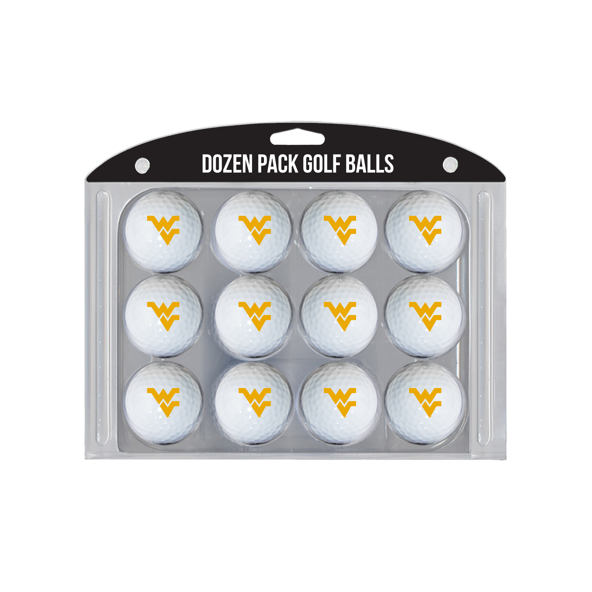 West Virginia Mountaineers 12-Pack Team Golf Ball Set
